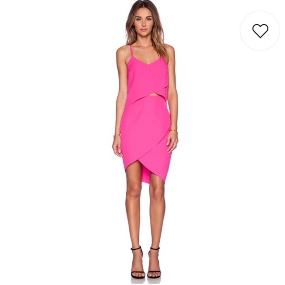Revolve Elliatt Hot Pink Dress